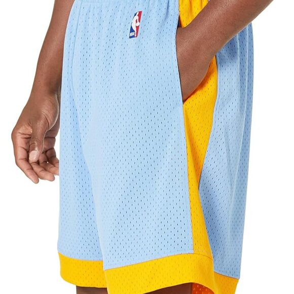 Mitchell & Ness NBA AUTHENTIC SHORTS LA LAKERS 2001 Small Columbia Blue - Picture 5 of 8
